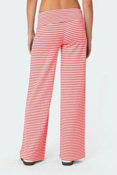 Stylish Striped Wide Leg Pants for Comfortable Fashion