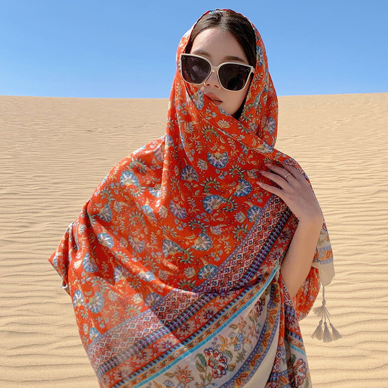 Summer Shawl Sun-protection Comfortable And Breathable Scarf
