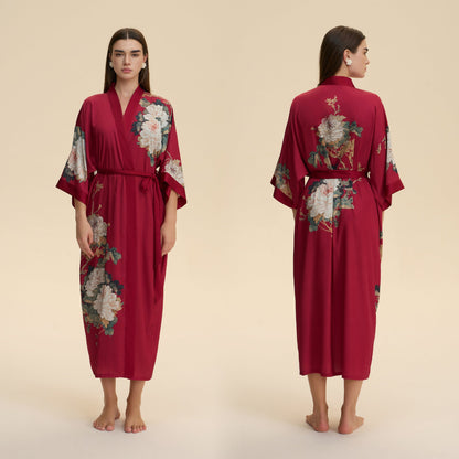 New Satin Plus Size Pajamas For Women Lightweight Loungewear Robe