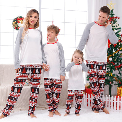 Plaid Panel Print Of Parent Child Suit