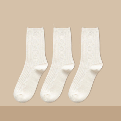 Thickened Cashmere Long Socks For Women Warm Pile