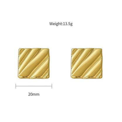 Simple And Versatile Ladies' 316 Stainless Steel Earrings