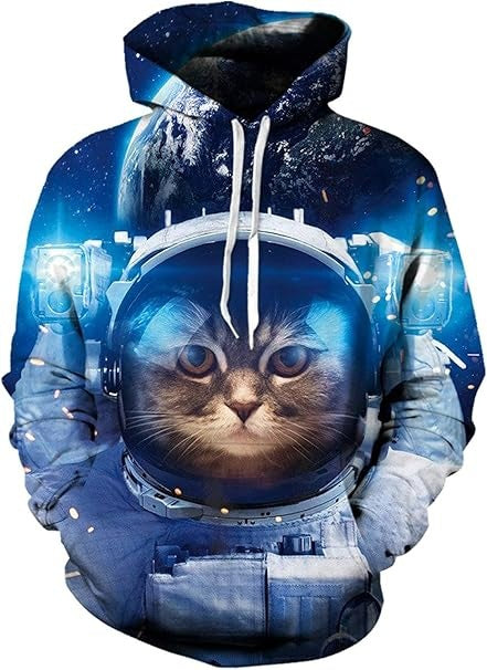 3D Digital Print Hoodie Men's Sweatshirt