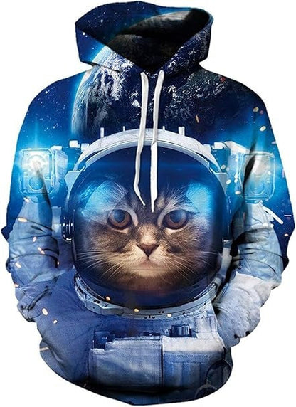 3D Digital Print Hoodie Men's Sweatshirt