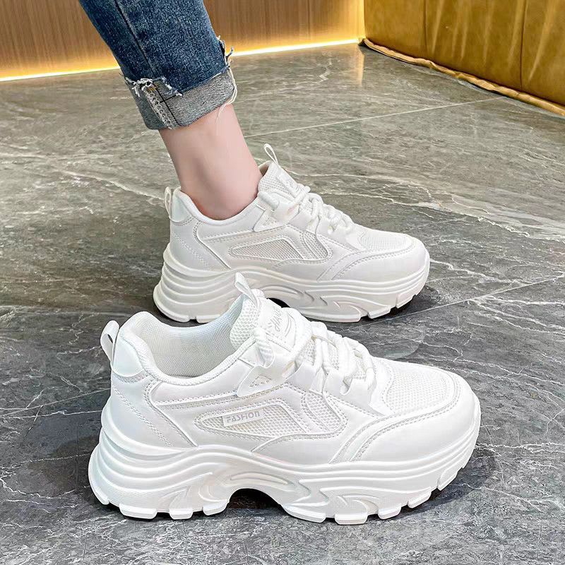 Mesh Breathable All-match Thick Bottom Casual Sports Shoes
