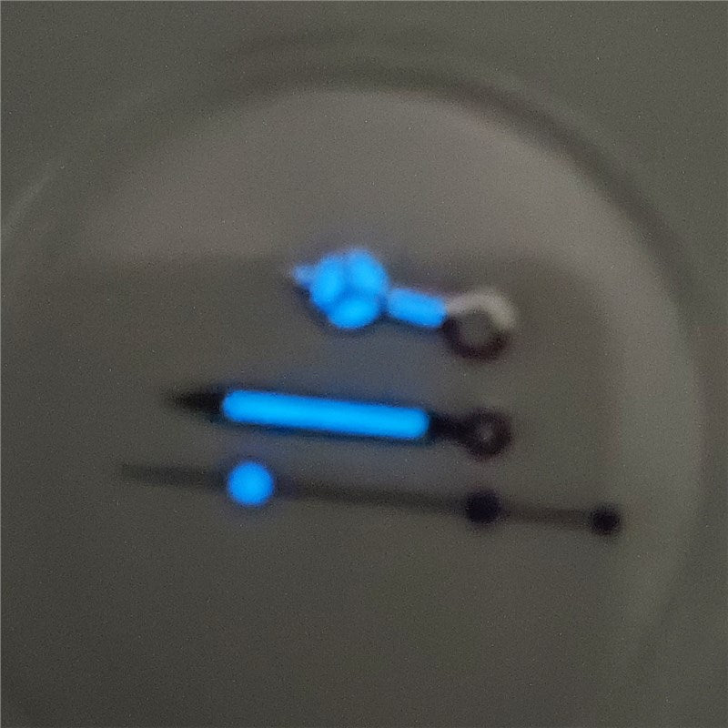 Modified Hand Set, Suitable For NH3536 Movement Mechanical Watch Hands, With Blue Luminous Coating