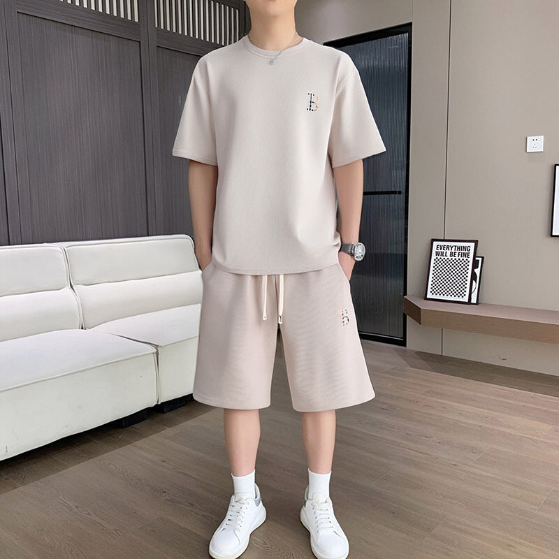 Quick-drying Breathable Casual Top And Pants Set For Men