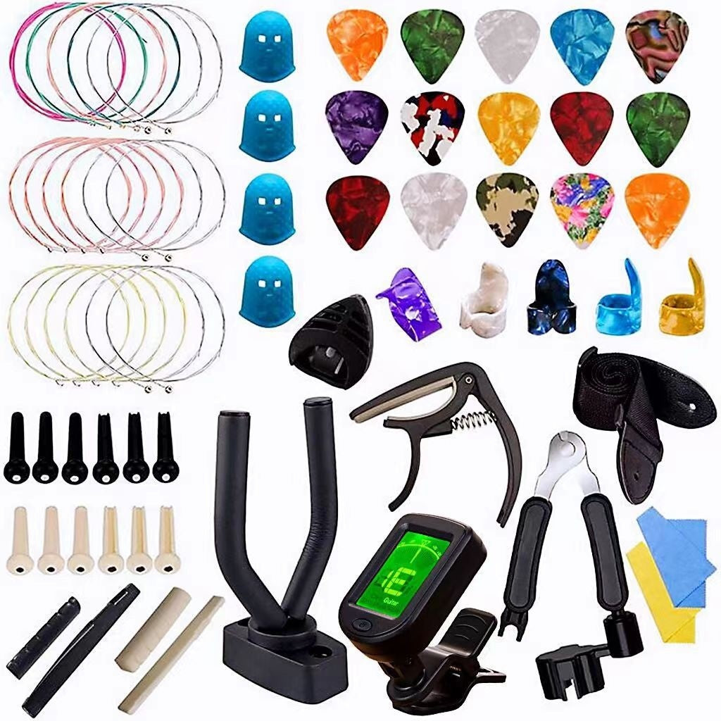 Guitar Accessories Suit Pick String Nail Pillow