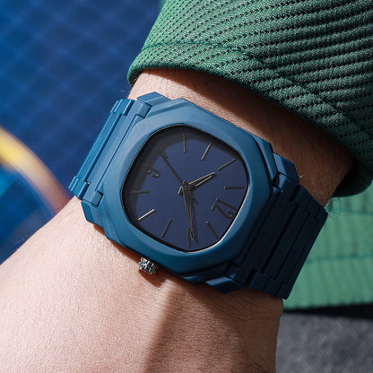 Lightweight Mixed-scale Octagonal Minimalist Quartz Wristwatch