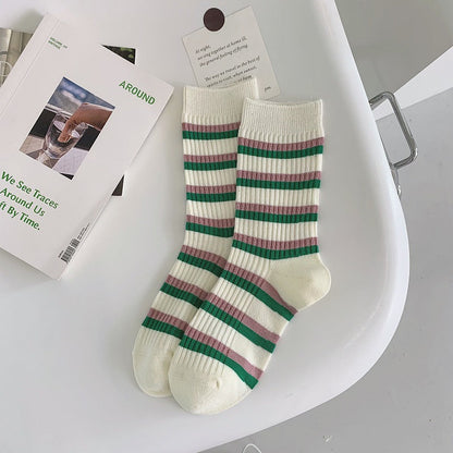 Embroidered Socks For Children With Double Stitches