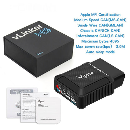 VLinker MS 12 Or 24V Automotive Systems Diagnostic Scan Tool
