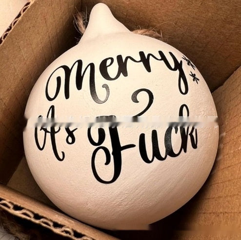 Holiday Christmas Ball Prank Decorations