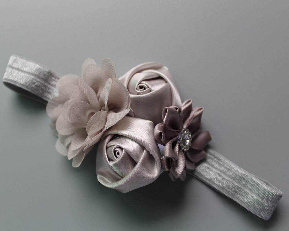 Children's Chiffon Rose Elastic Hair Band
