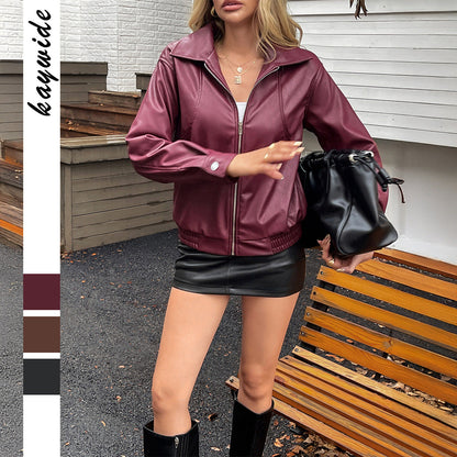 New Solid Color Long Sleeve Coat For Women