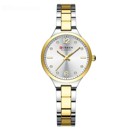 Simple Small Dial Waterproof Quartz Womens Watch