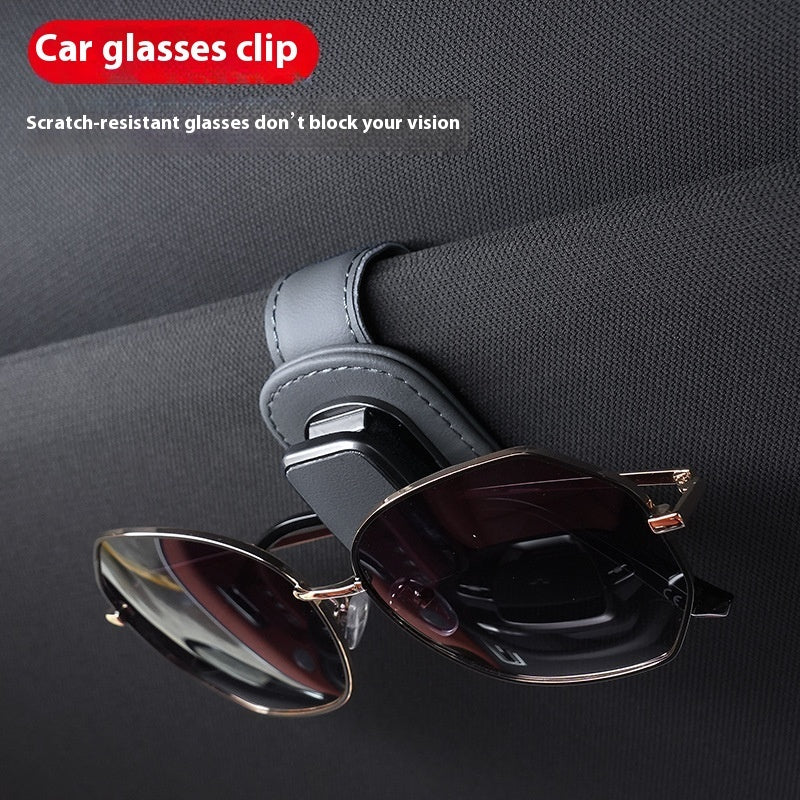 Leather Car Accessories Car Glasses Frame
