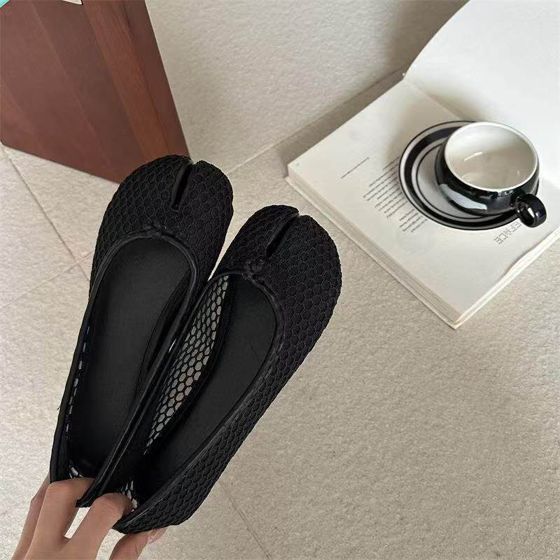 Open-toe Split-toe Ballet Flats For Women