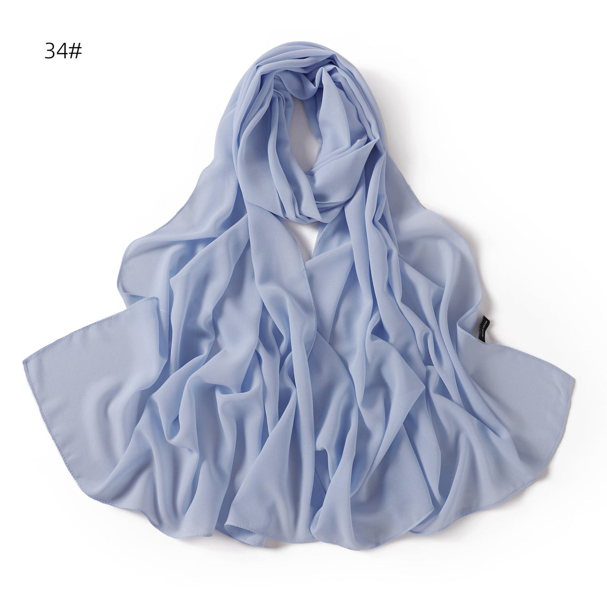 Soft Draping Solid-color Scarf For Women