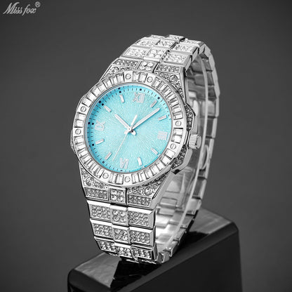 Full-diamond Watch Unisex Hip-hop Party Wristwatch