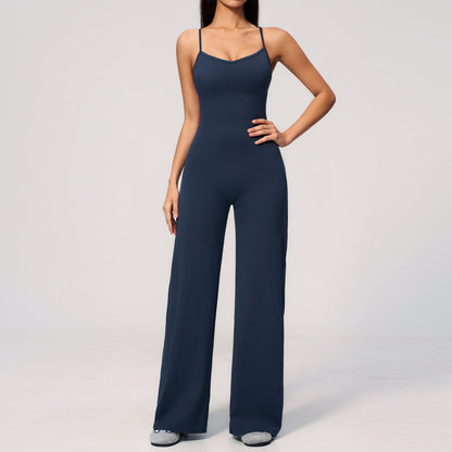 Yoga-style Chic Backless Casual Fashion One-piece For Women