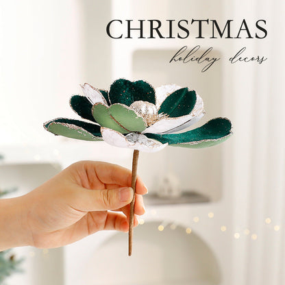 Christmas Flower Ornaments Christmas Tree Decorations