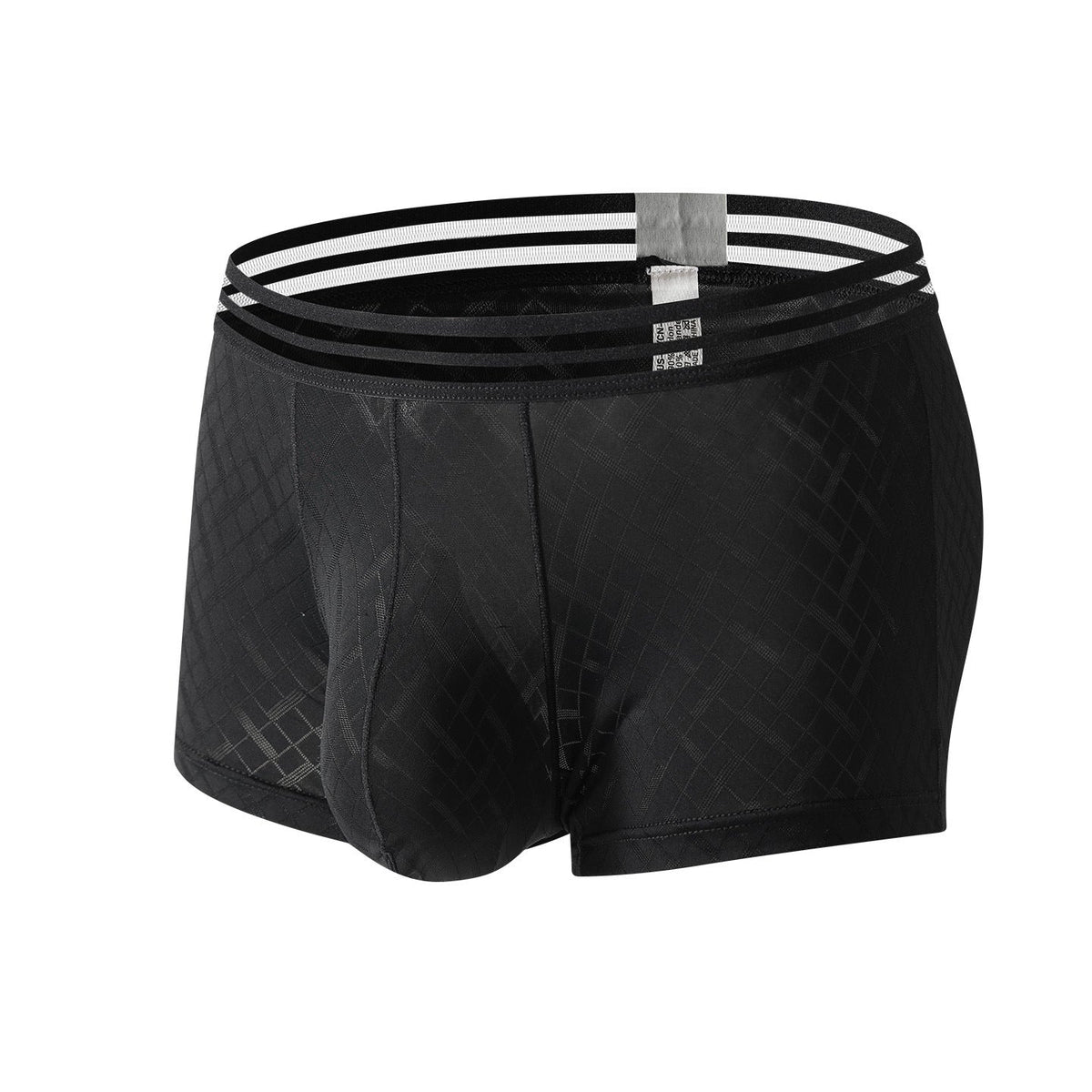 Mens Ice Silk Breathable Sexy Boxer Briefs