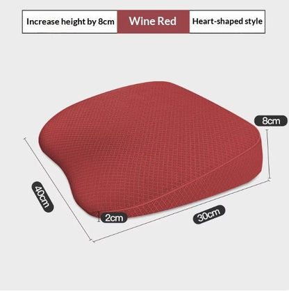 Car Height-adjusting Cushion Thickened Sloped Pad For The Drivers Seat
