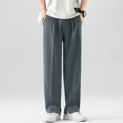 Loose Straight Ice Silk Pants Casual Pants For Men