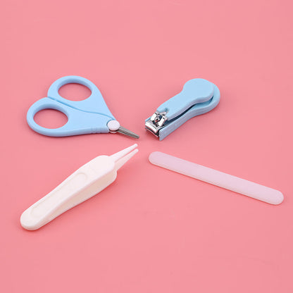 Baby Nail Clipper Four-Piece Set Baby Safety Infant Nail File Combo Set