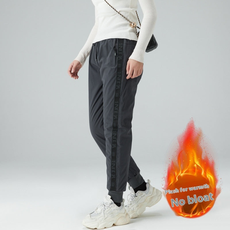 Tactical Pants Men's And Women's Waterproof Windproof Thick Cotton-padded Trousers Cold-proof Lambswool