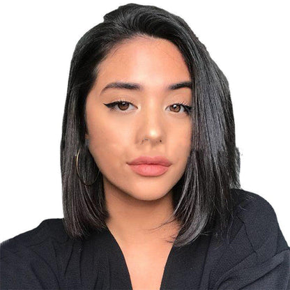 Mid-Point Short Wave Chemical Fiber Hair Wig