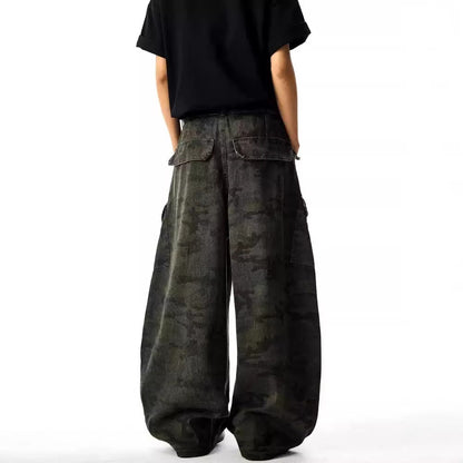 Multi-pocket Camouflage Cargo Pants For Men And Women