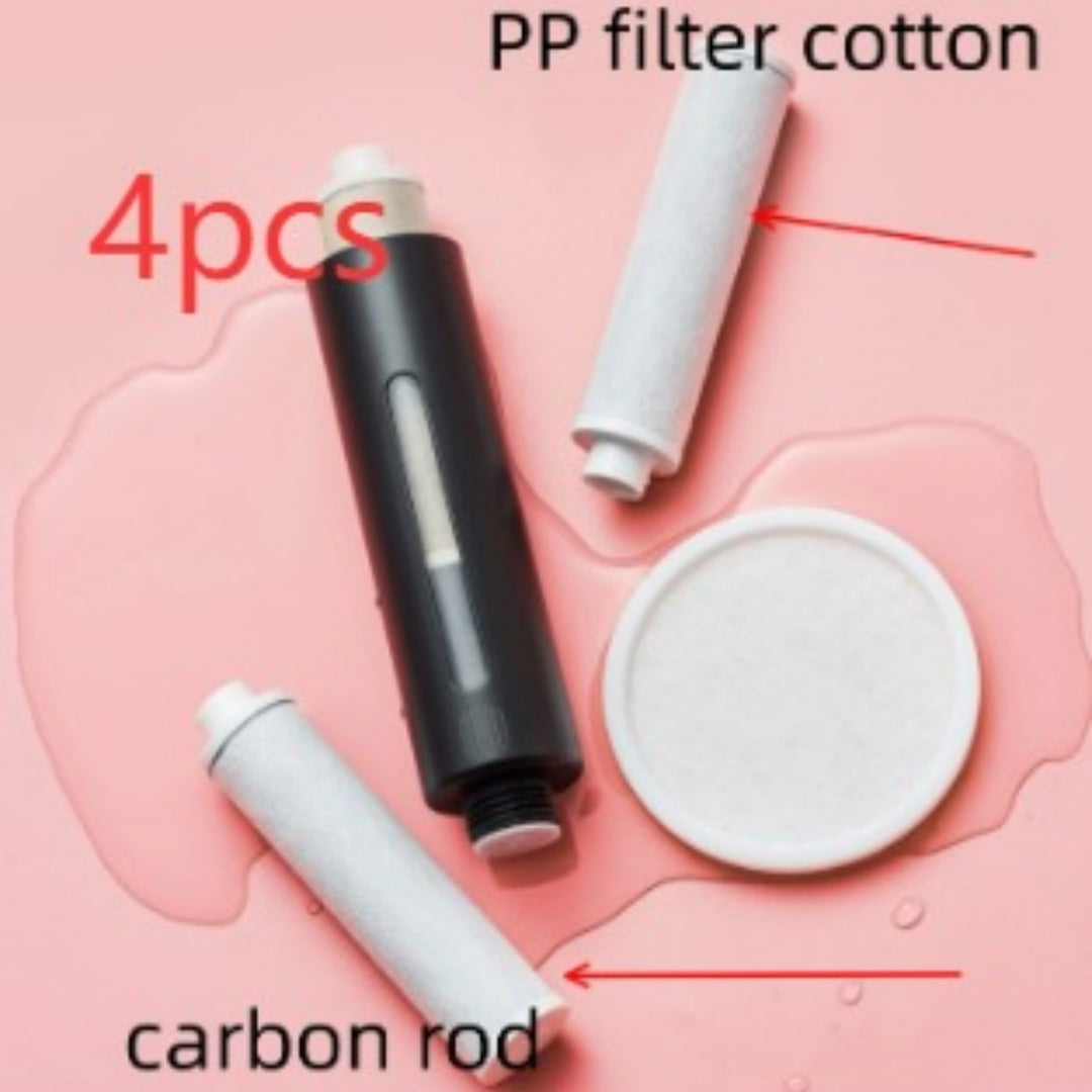 Rain Shower Head Set Filter Pressurized Bath Shower Head Set