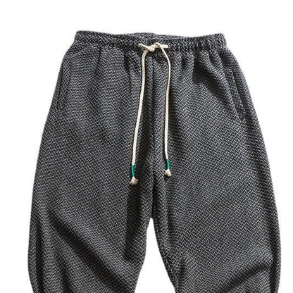 Retro-textured Woolen Thickened Casual Pants