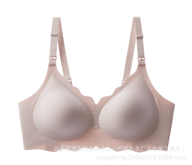 Nursing Bras For Breastfeeding, Wavy, Seamless, Comfortable, Maternity