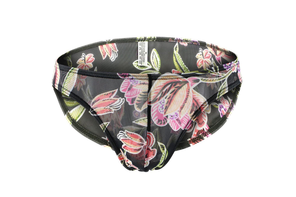 Men's Printed Breathable Mesh Multi-color Briefs