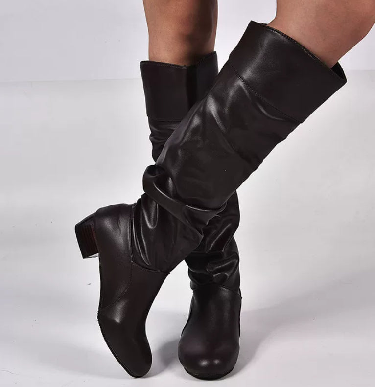 Winter Women Long Boots Flat Boots