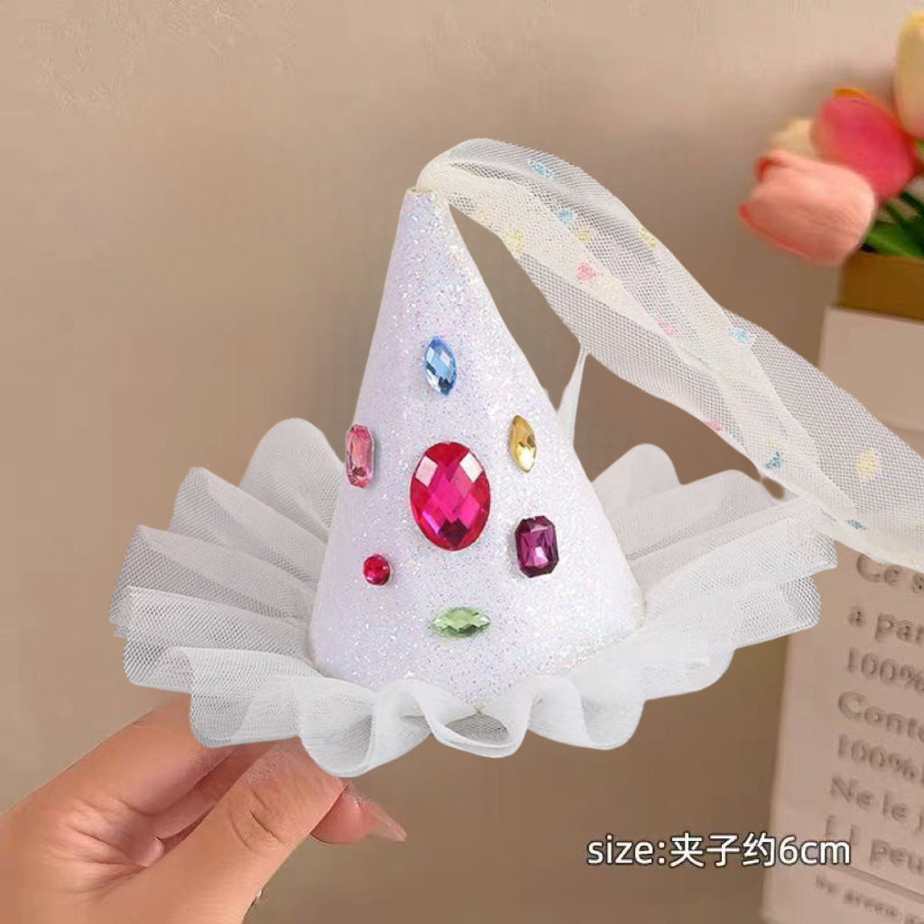 Cherry Cake Style Lace Hair Clip