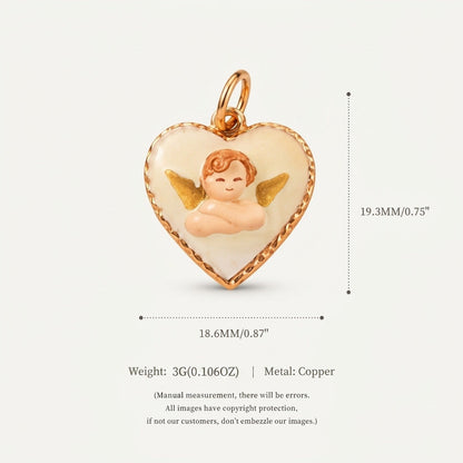 Loving-heart Pendant Shell And Boweveryday Accessories