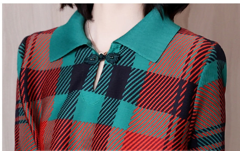 High-end Pleated Mother Spring Dress