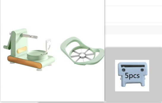 Hand-Cranked Multifunctional Peeler Cutter Slicer