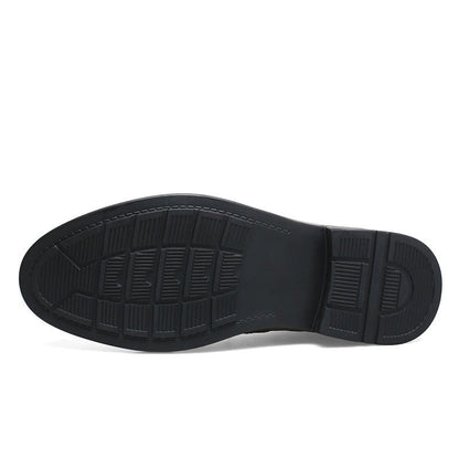 Business Formal Thick-soled Invisible Height-increasing 8cm Casual Leather Shoes