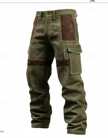 Mens Vintage Punk Work Pants