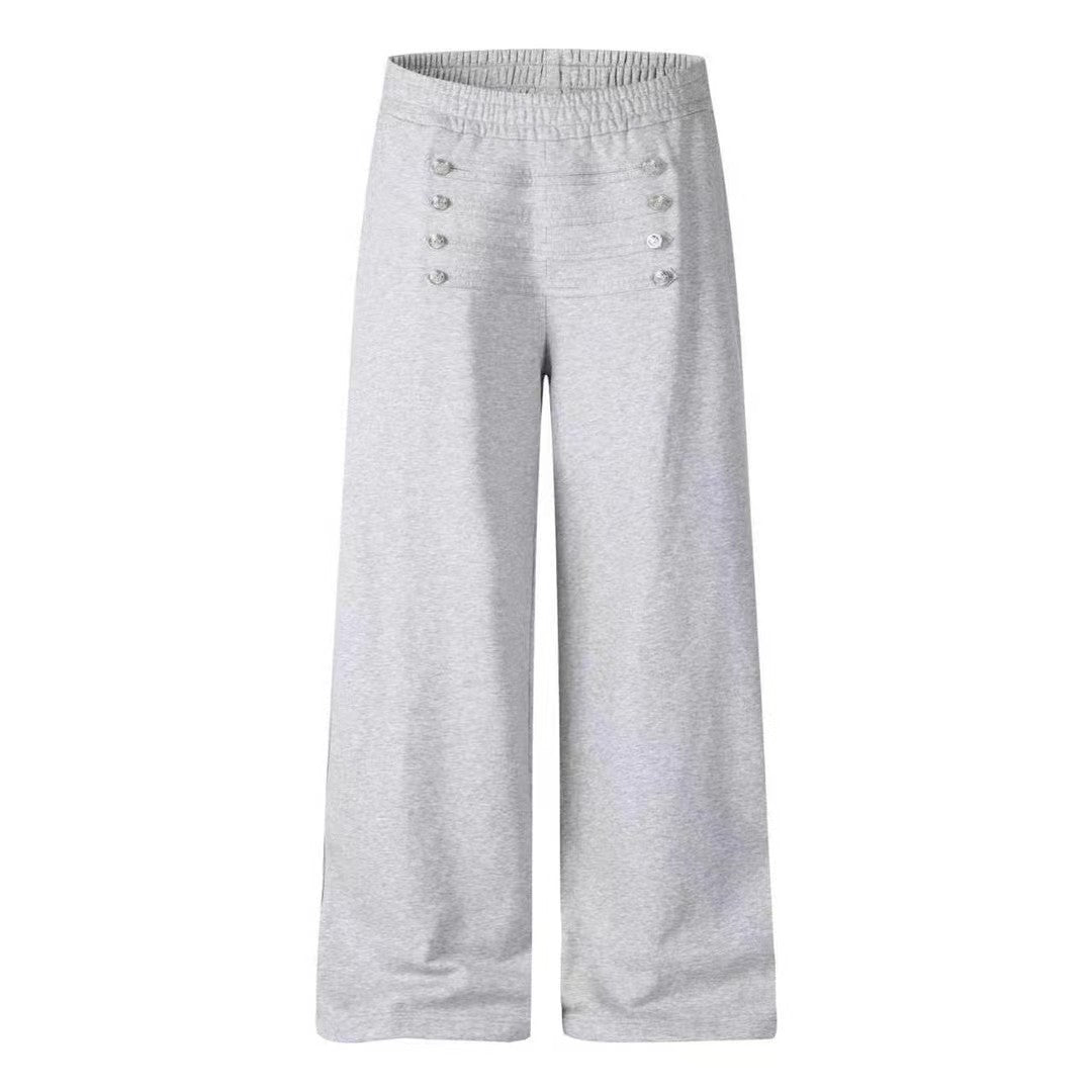 Women's Loose-fitting Wide-leg Pants Set