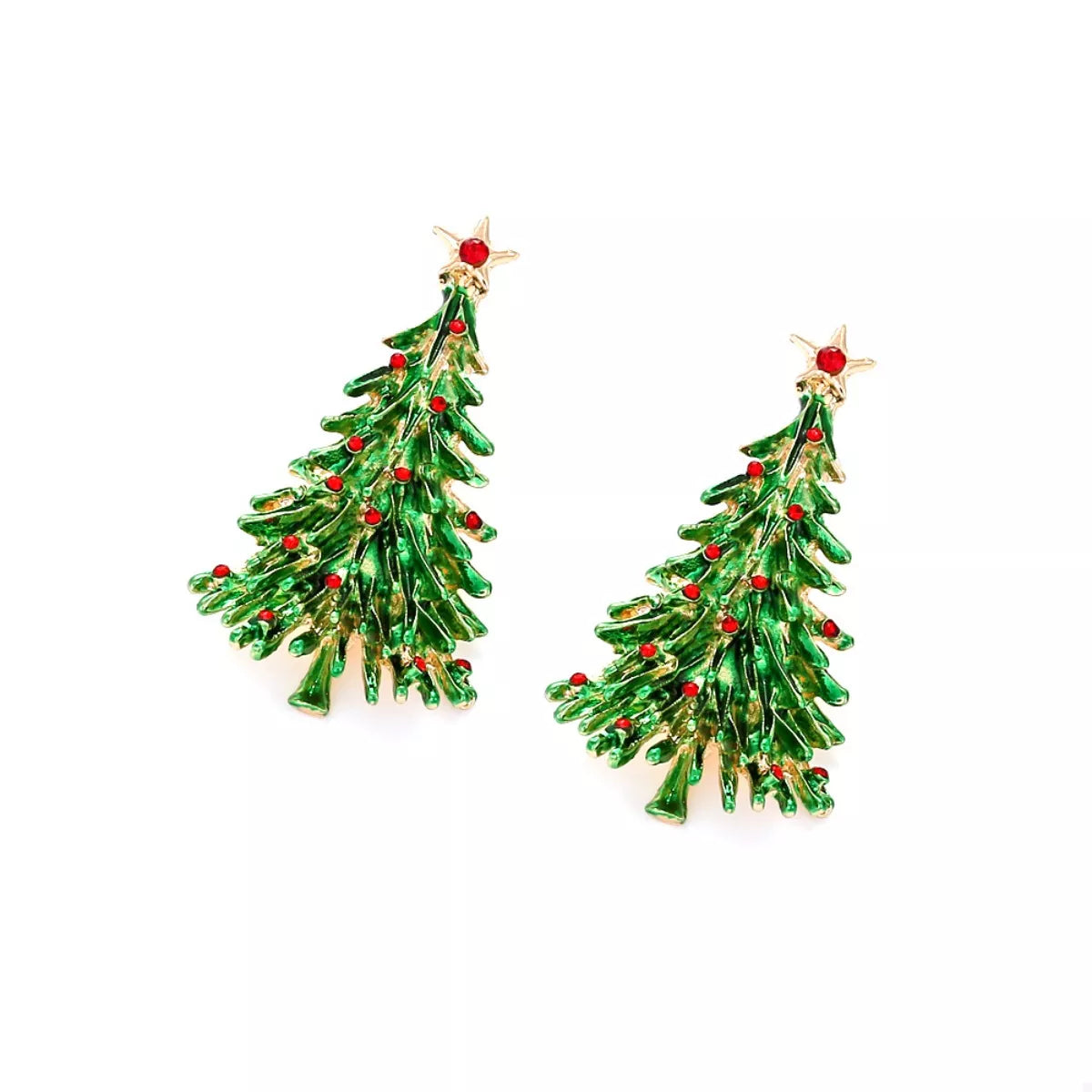 Christmas Tree Drop Earrings