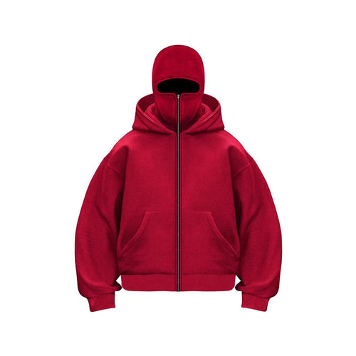 Men's And Women's Double-headed Zipper Hoodie