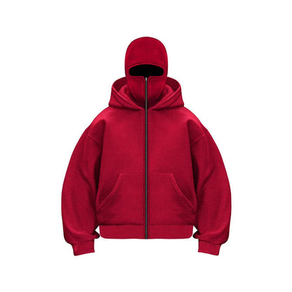 Men's And Women's Double-headed Zipper Hoodie