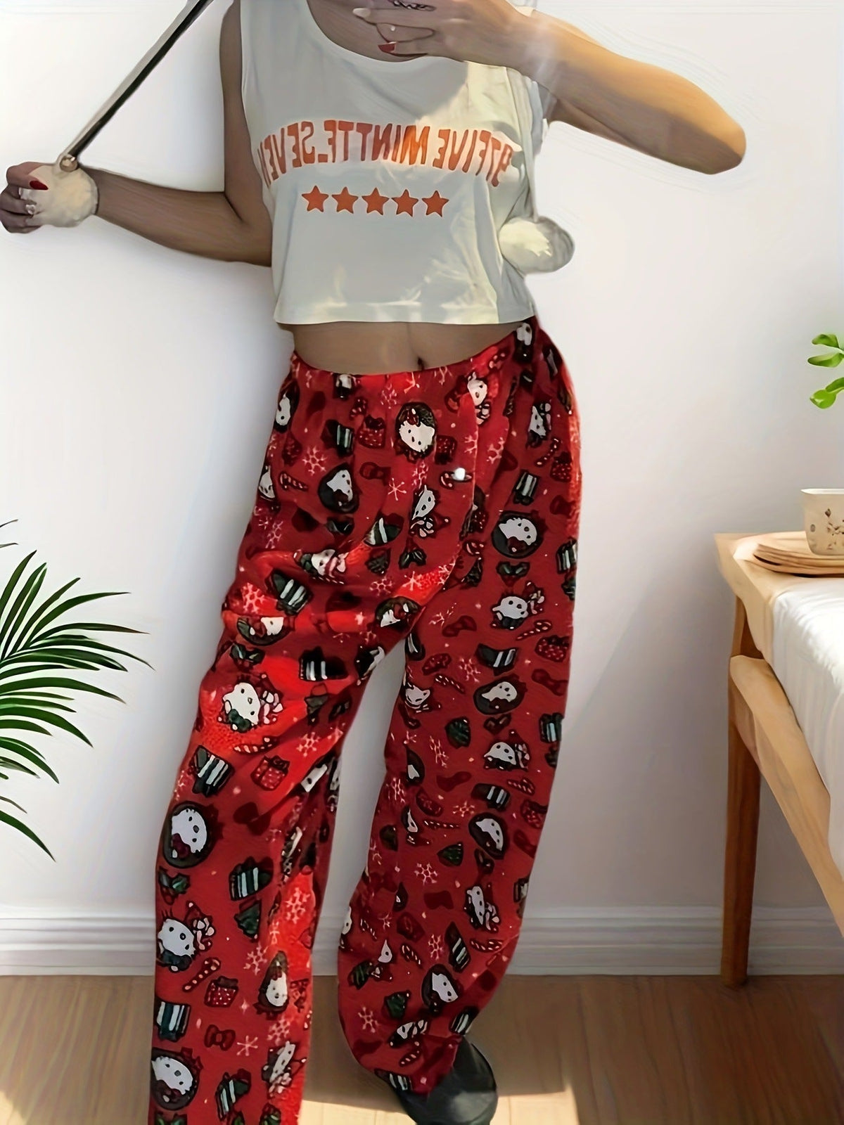 Thickened Fleece-lined Casual Loungewear Pants