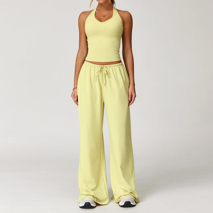 Brushed Yoga Set Quick-drying Workout Outfit