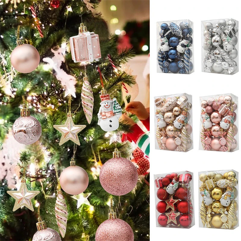 Christmas Tree Decorations Pendant Set